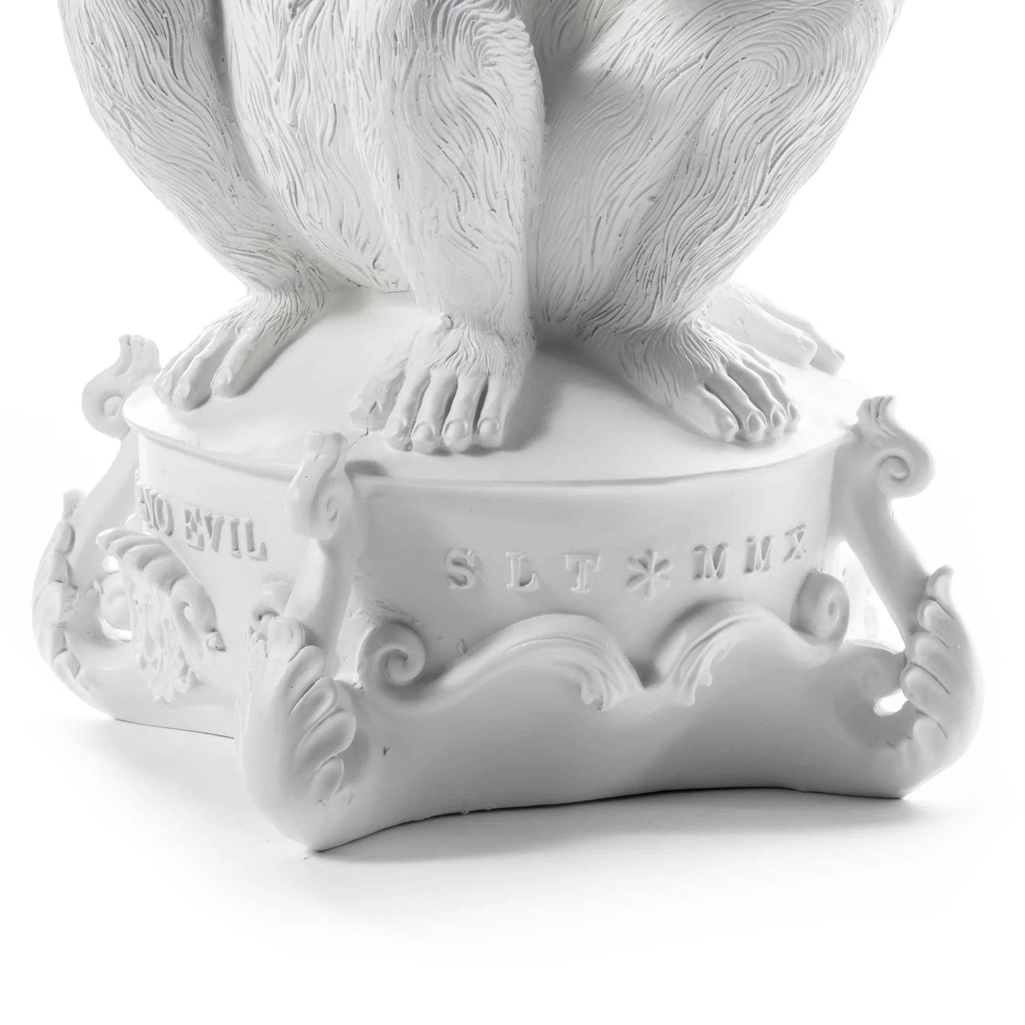 Giant Burlesque 3 Monkeys White - Image 5