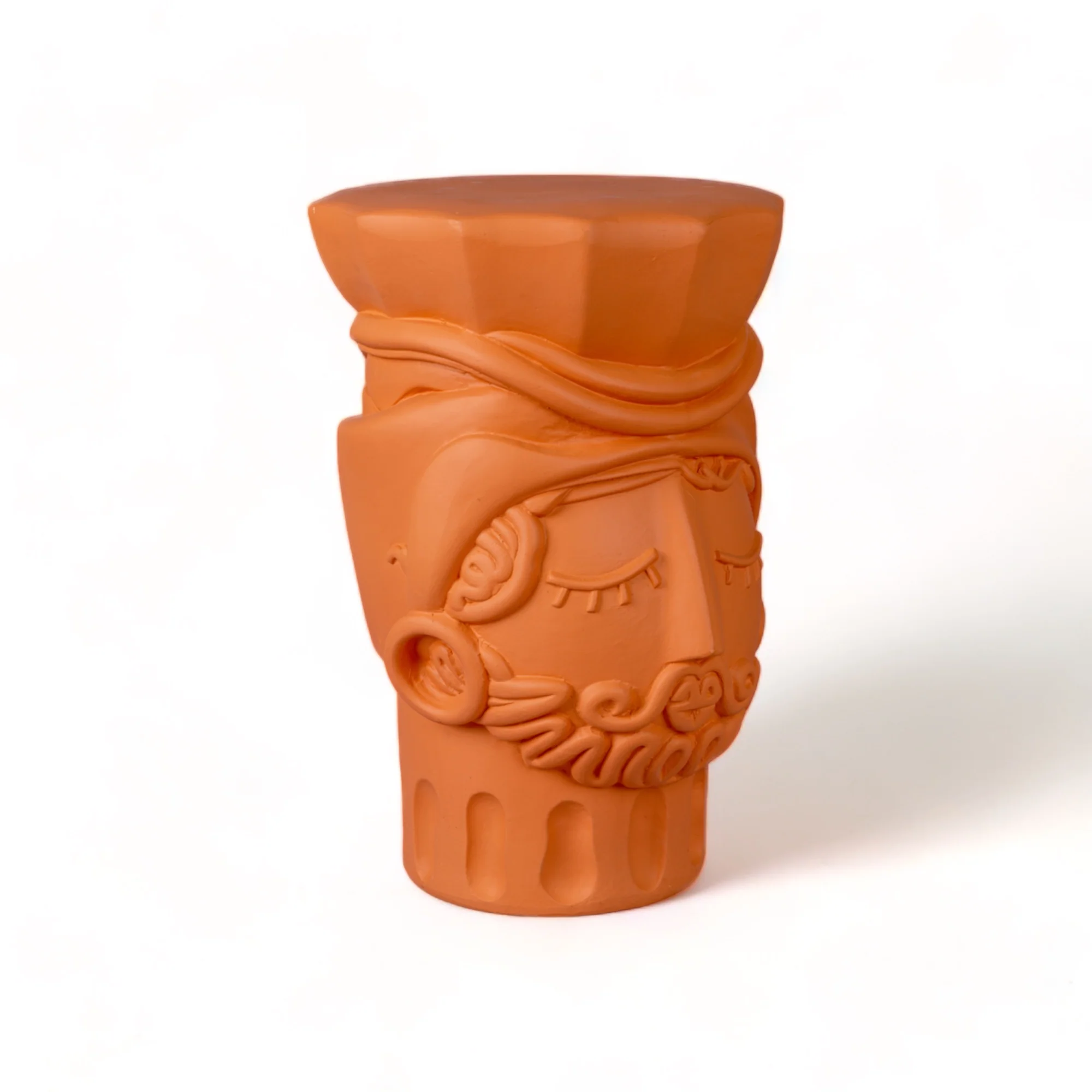 Magna Graecia Terracotta Stool Man - Image 3