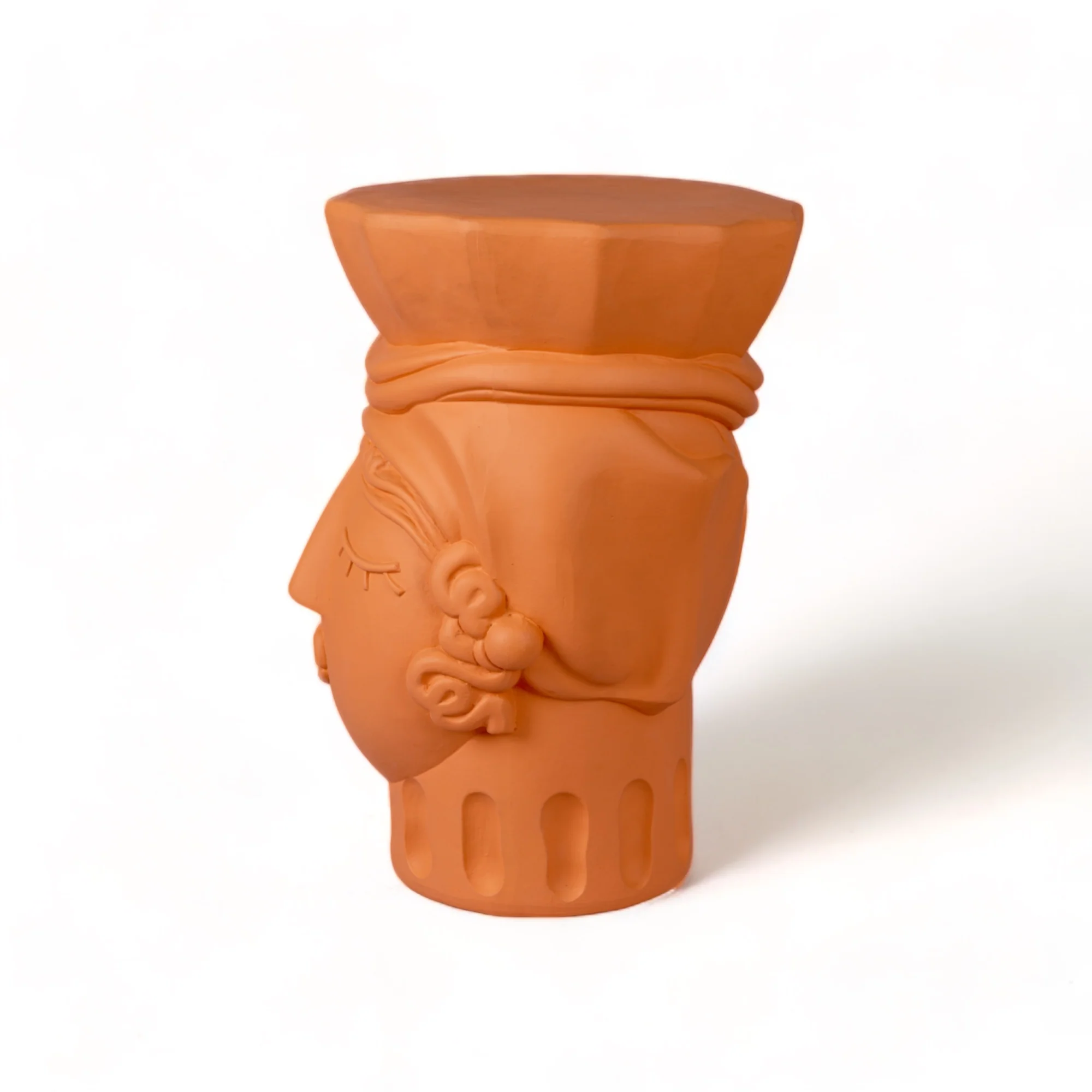 Magna Graecia Terracotta Stool Woman - Image 3