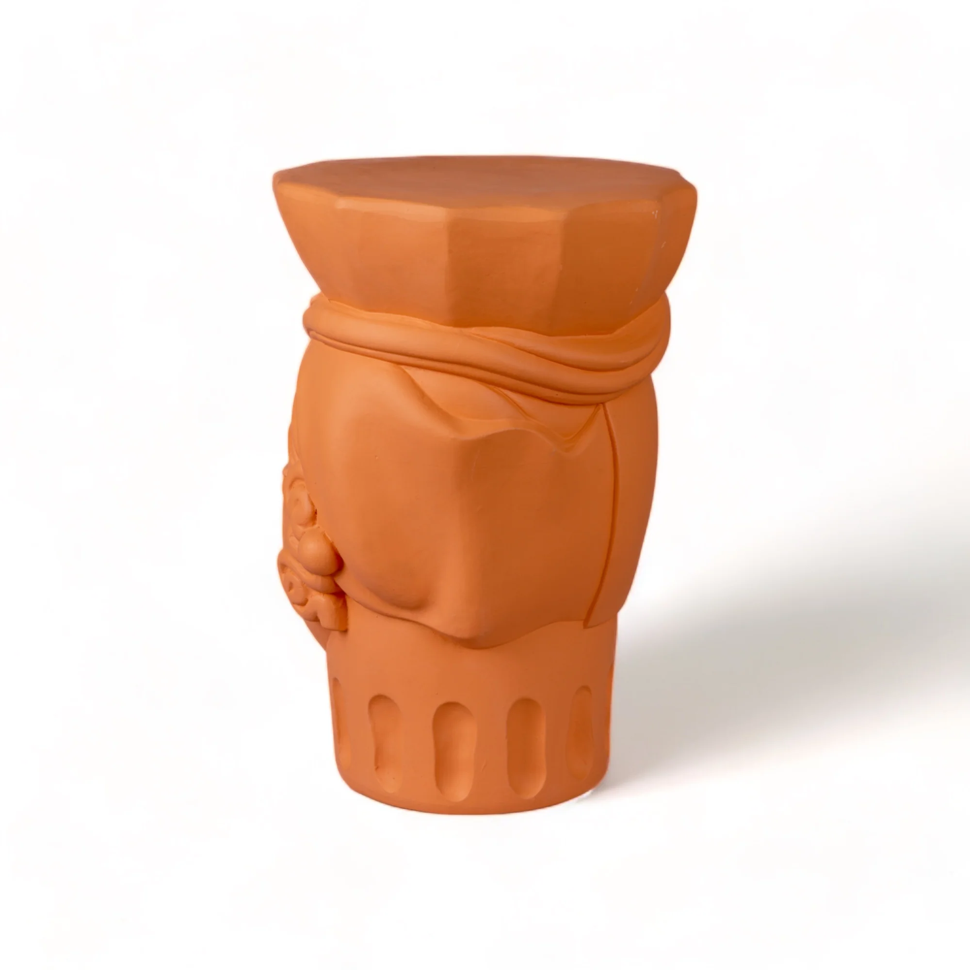 Magna Graecia Terracotta Stool Woman - Image 4