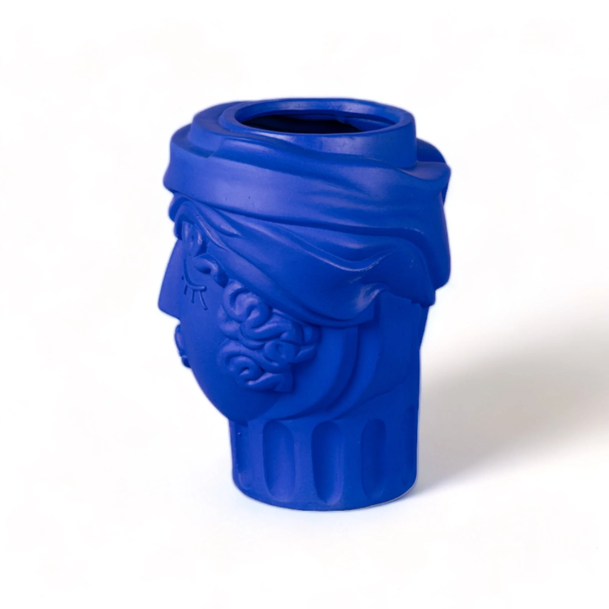 Terracotta Vase Women Blue - Image 4
