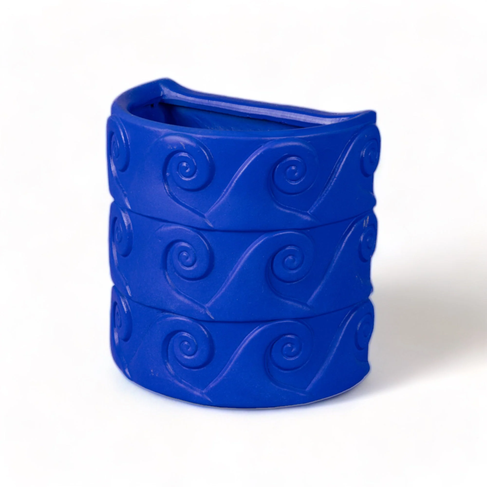 Terracotta Wall Vase Onde Blue - Image 3