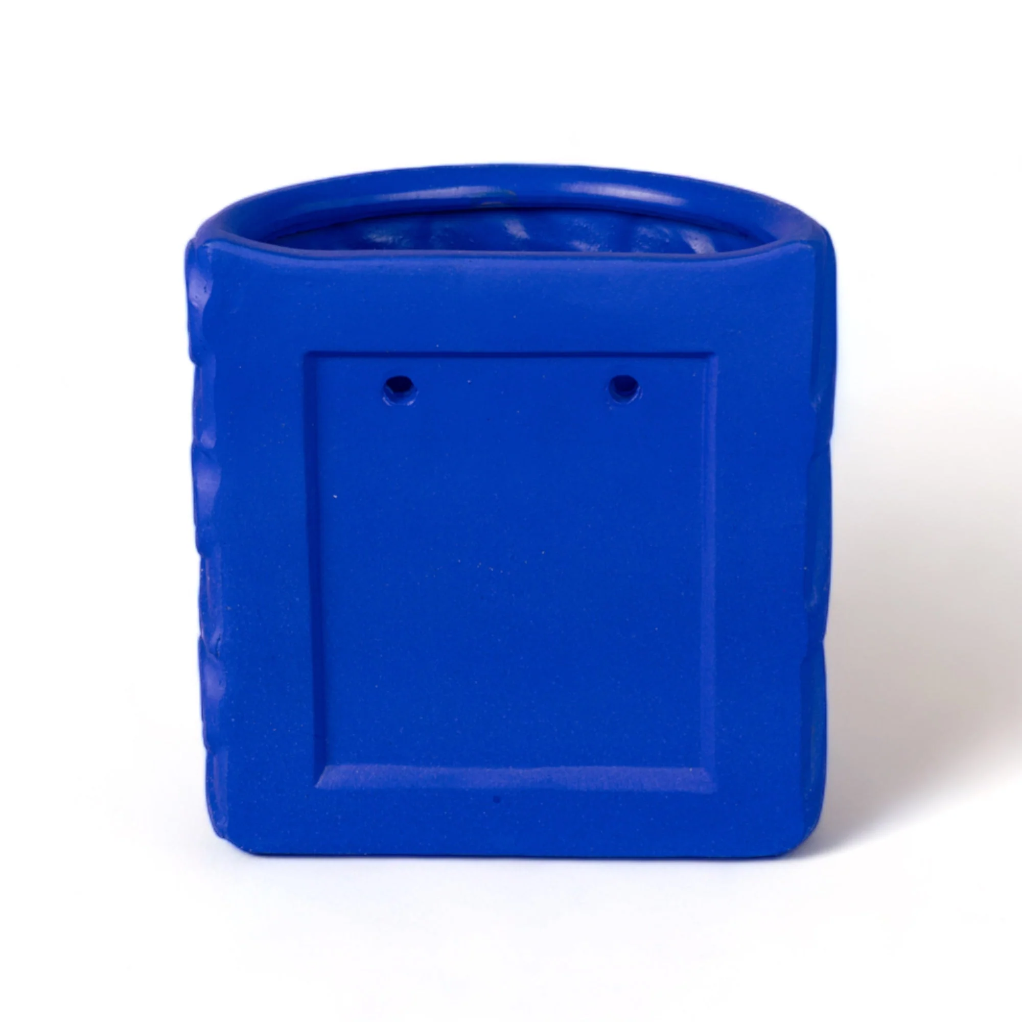 Terracotta Wall Vase Onde Blue - Image 4